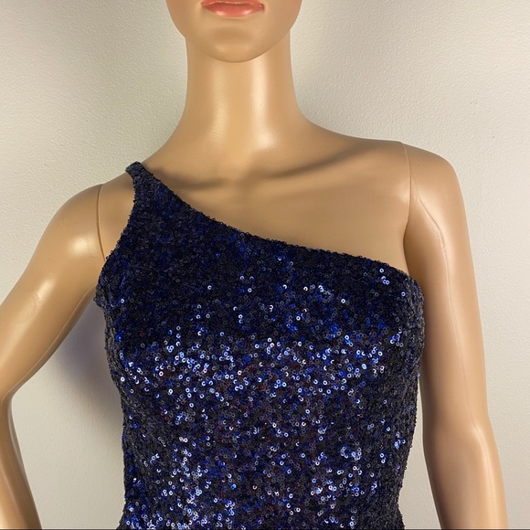 NEW DRESS THE POPULATION SEQUIN DRESS - Picture 4 of 8